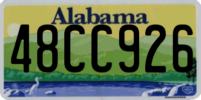 AL license plate 48CC926