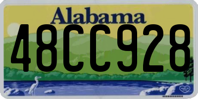 AL license plate 48CC928