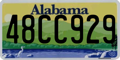 AL license plate 48CC929