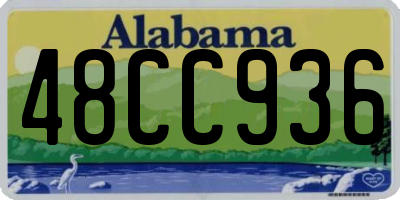 AL license plate 48CC936