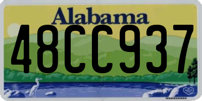 AL license plate 48CC937