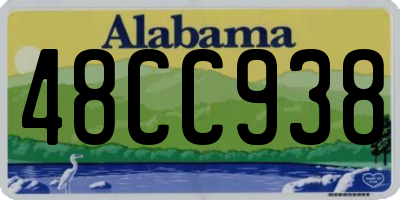 AL license plate 48CC938