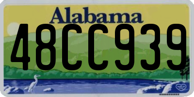 AL license plate 48CC939
