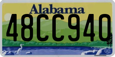 AL license plate 48CC940