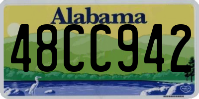 AL license plate 48CC942
