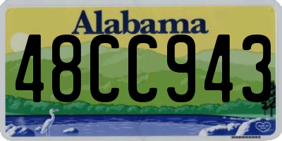 AL license plate 48CC943