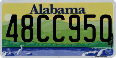 AL license plate 48CC950