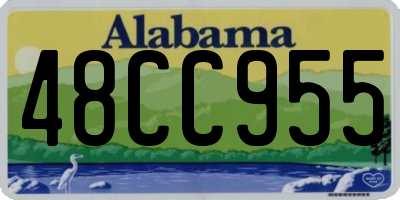 AL license plate 48CC955