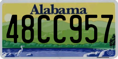 AL license plate 48CC957