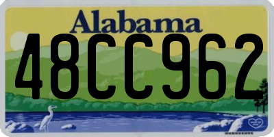 AL license plate 48CC962