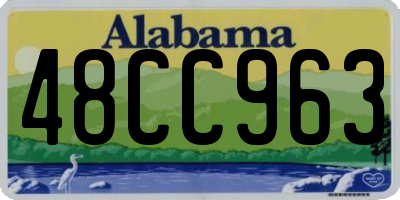 AL license plate 48CC963