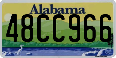 AL license plate 48CC966