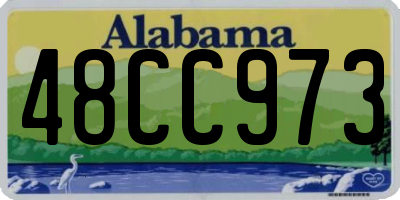AL license plate 48CC973