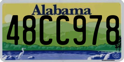 AL license plate 48CC978