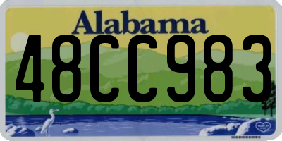 AL license plate 48CC983