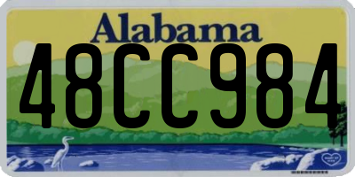 AL license plate 48CC984
