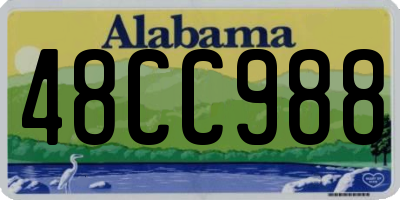 AL license plate 48CC988