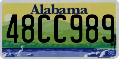 AL license plate 48CC989
