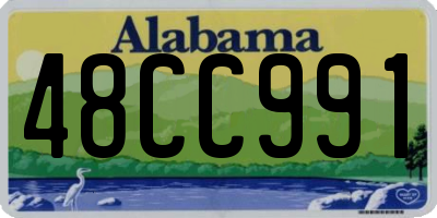 AL license plate 48CC991