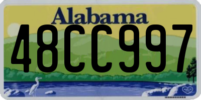 AL license plate 48CC997