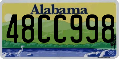 AL license plate 48CC998