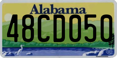 AL license plate 48CD050