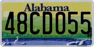 AL license plate 48CD055