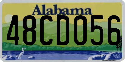 AL license plate 48CD056