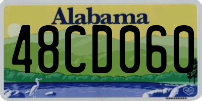 AL license plate 48CD060