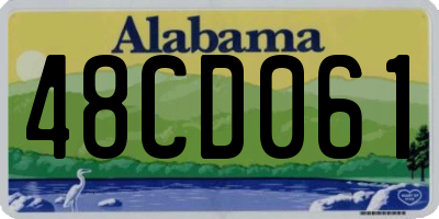 AL license plate 48CD061