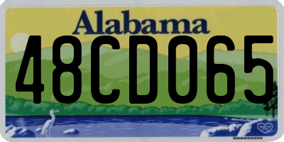 AL license plate 48CD065