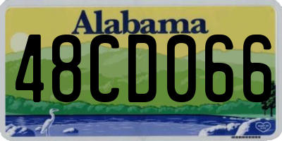 AL license plate 48CD066