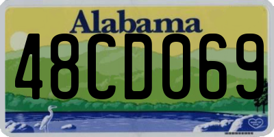 AL license plate 48CD069