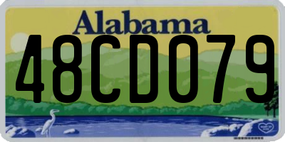 AL license plate 48CD079