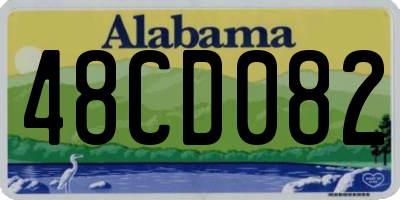 AL license plate 48CD082