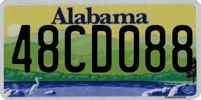 AL license plate 48CD088