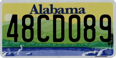 AL license plate 48CD089