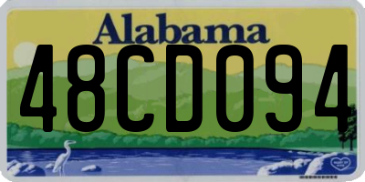AL license plate 48CD094