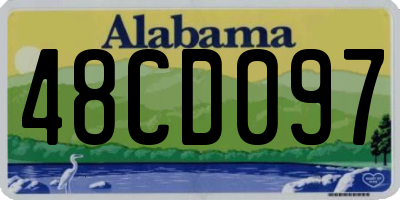 AL license plate 48CD097