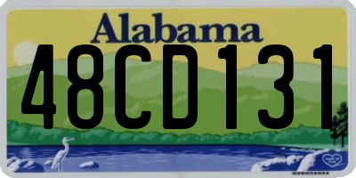 AL license plate 48CD131