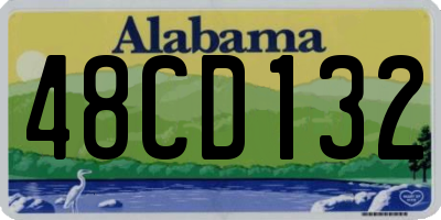 AL license plate 48CD132