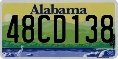 AL license plate 48CD138