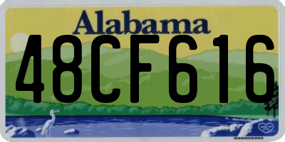 AL license plate 48CF616