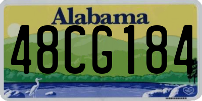AL license plate 48CG184