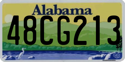 AL license plate 48CG213