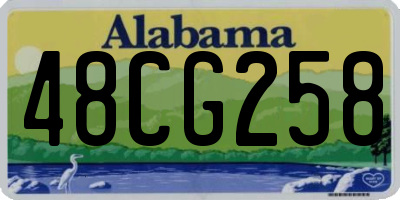 AL license plate 48CG258