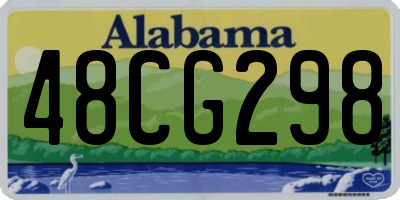 AL license plate 48CG298