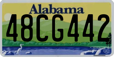 AL license plate 48CG442