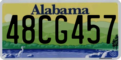 AL license plate 48CG457