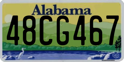 AL license plate 48CG467